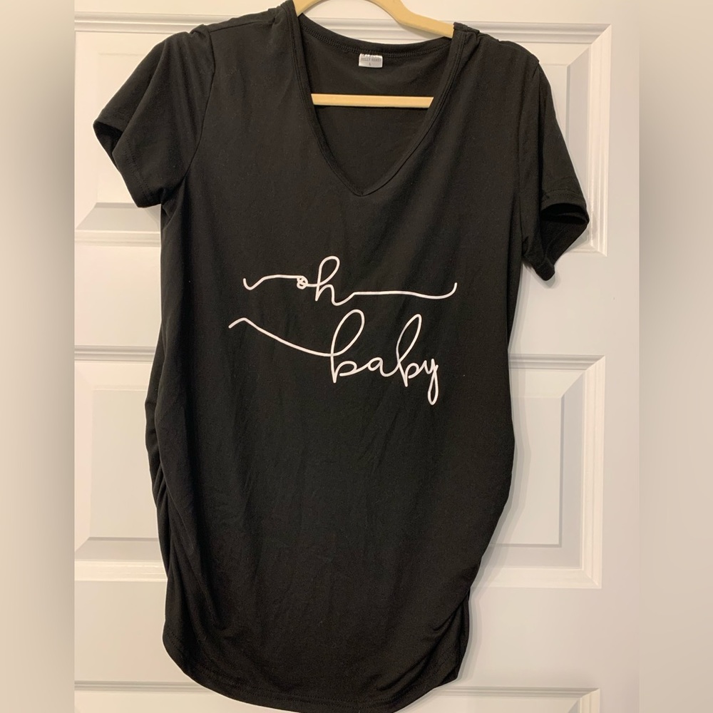 Oh Baby V Neck Tee